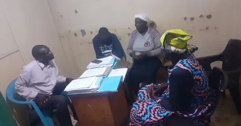 Sarah At the offices of Action Smiles International